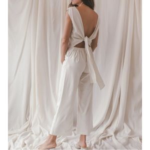 Ozma of California Matador Romper, Silk Noil